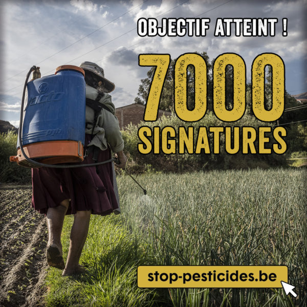 CampagneBB Pesticides post 7000 signatures bis 600x600 1 - : Plus de 7000 personnes s'opposent à l'exportation de pesticides interdits !