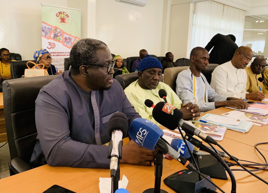 Notre partenaire le CNCR faisant du plaidoyer auprès des autorités nationales du Sénégal