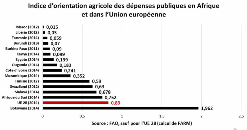 indice d orientation agricole - : Difficile de protéger son agriculture en Afrique