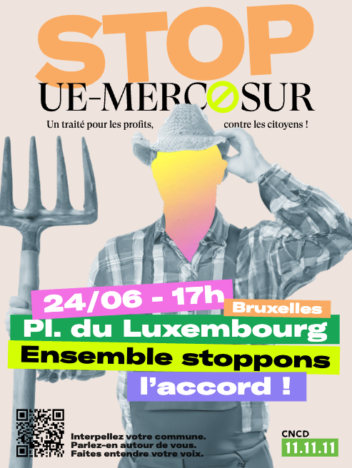 Capture decran 2025 06 17 a 16.21.59 - : Mobilisation du 24 juin en Belgique : Humundi dit STOP au traité UE-Mercosur