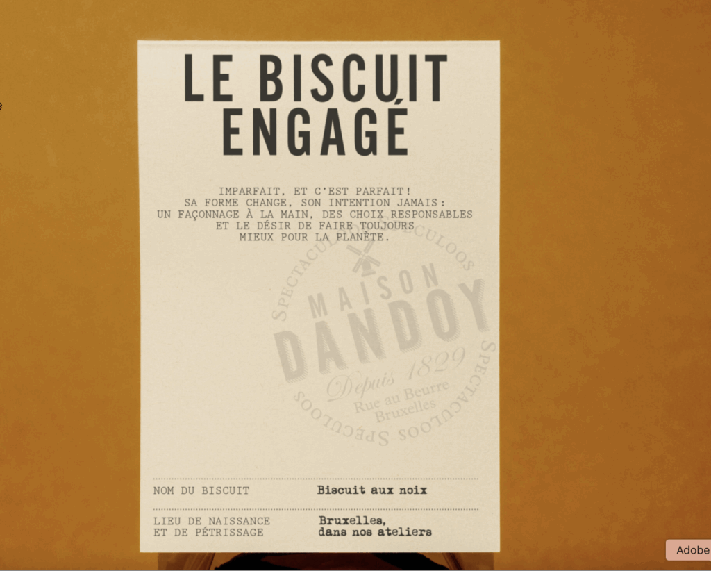 Capture decran 2025 09 19 a 13.24.56 - : la Maison Dandoy lance un biscuit engagé au profit de Humundi