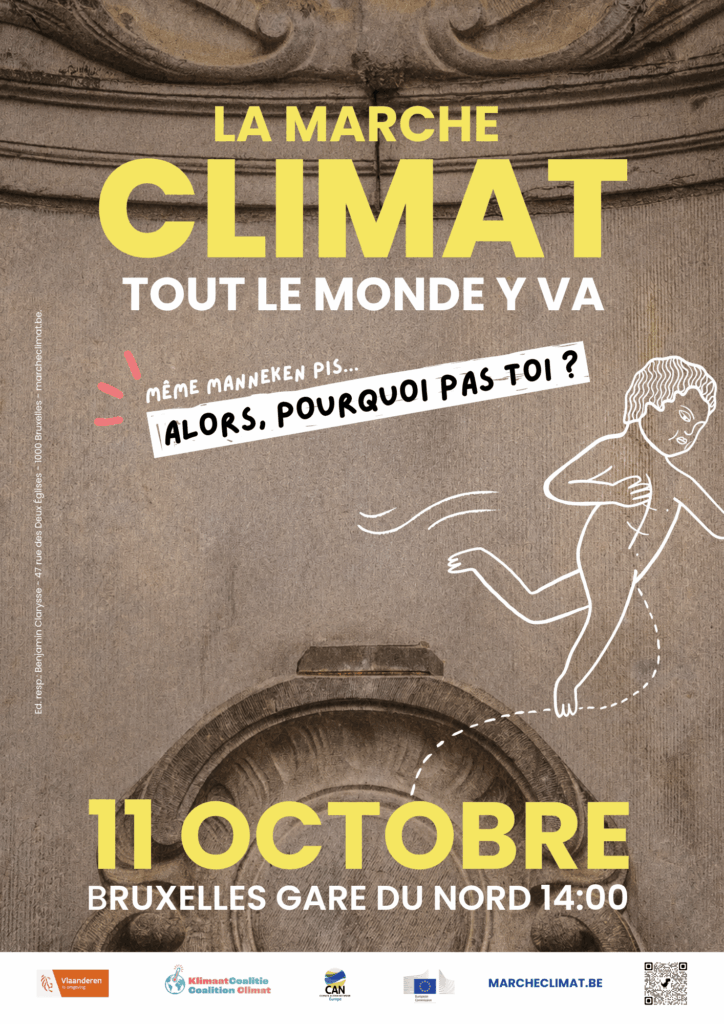FR MANNEKENPIS A3 MC 2026 - : Marche pour le Climat : le 11 octobre, on y sera